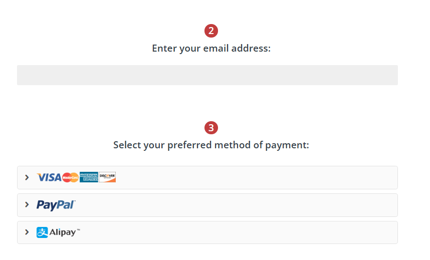 Méthodes de paiement StrongVPN