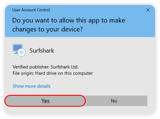 Téléchargement Surfshark 2